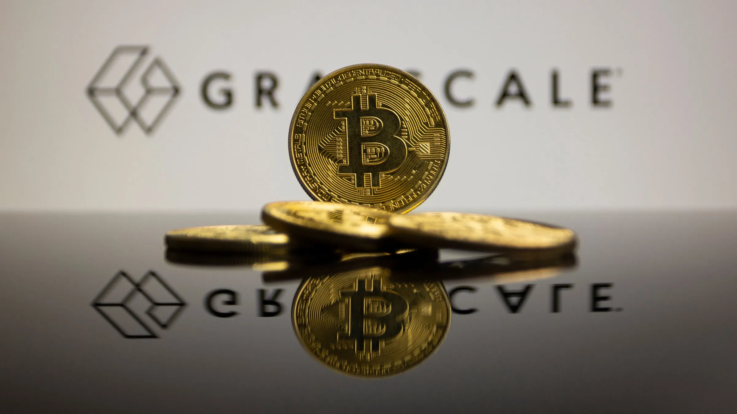 Grayscale and Bitcoin. Image: Shutterstock