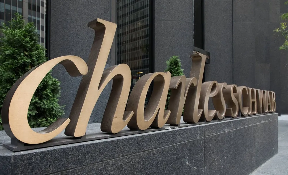 Charles Schwab. Image: Shutterstock