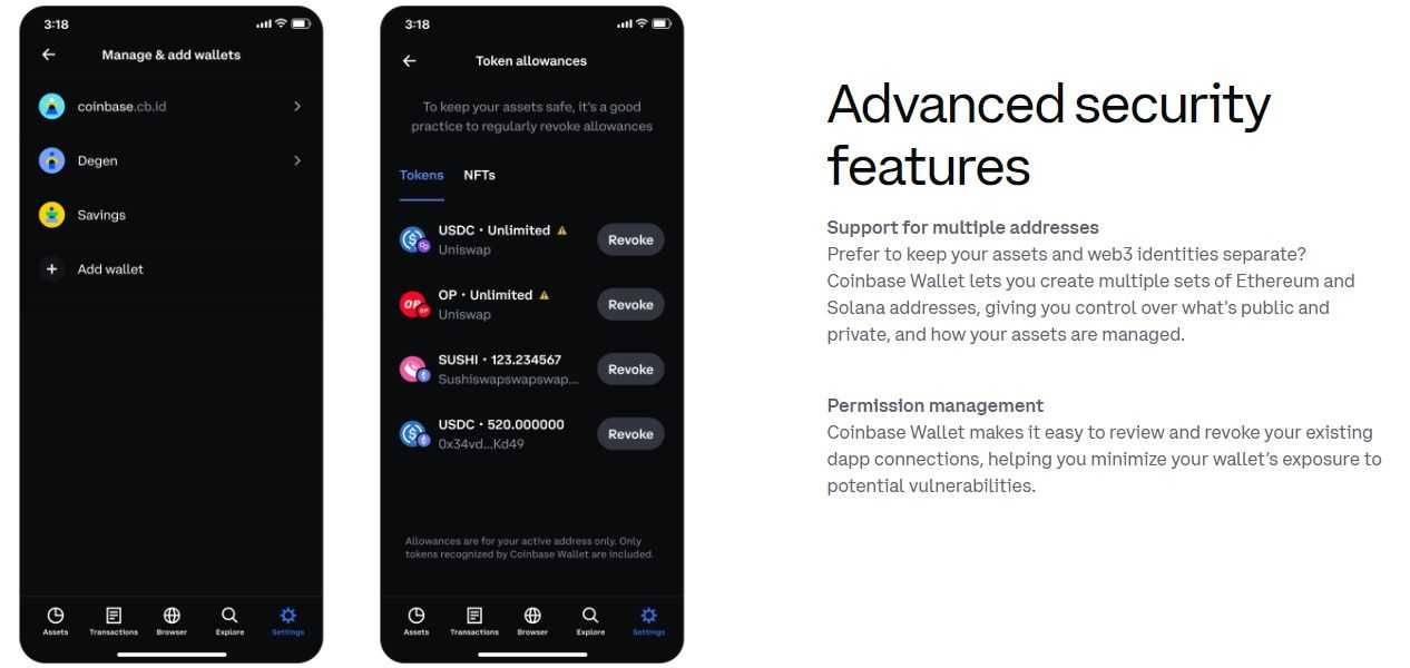 Coinbase Wallet Security