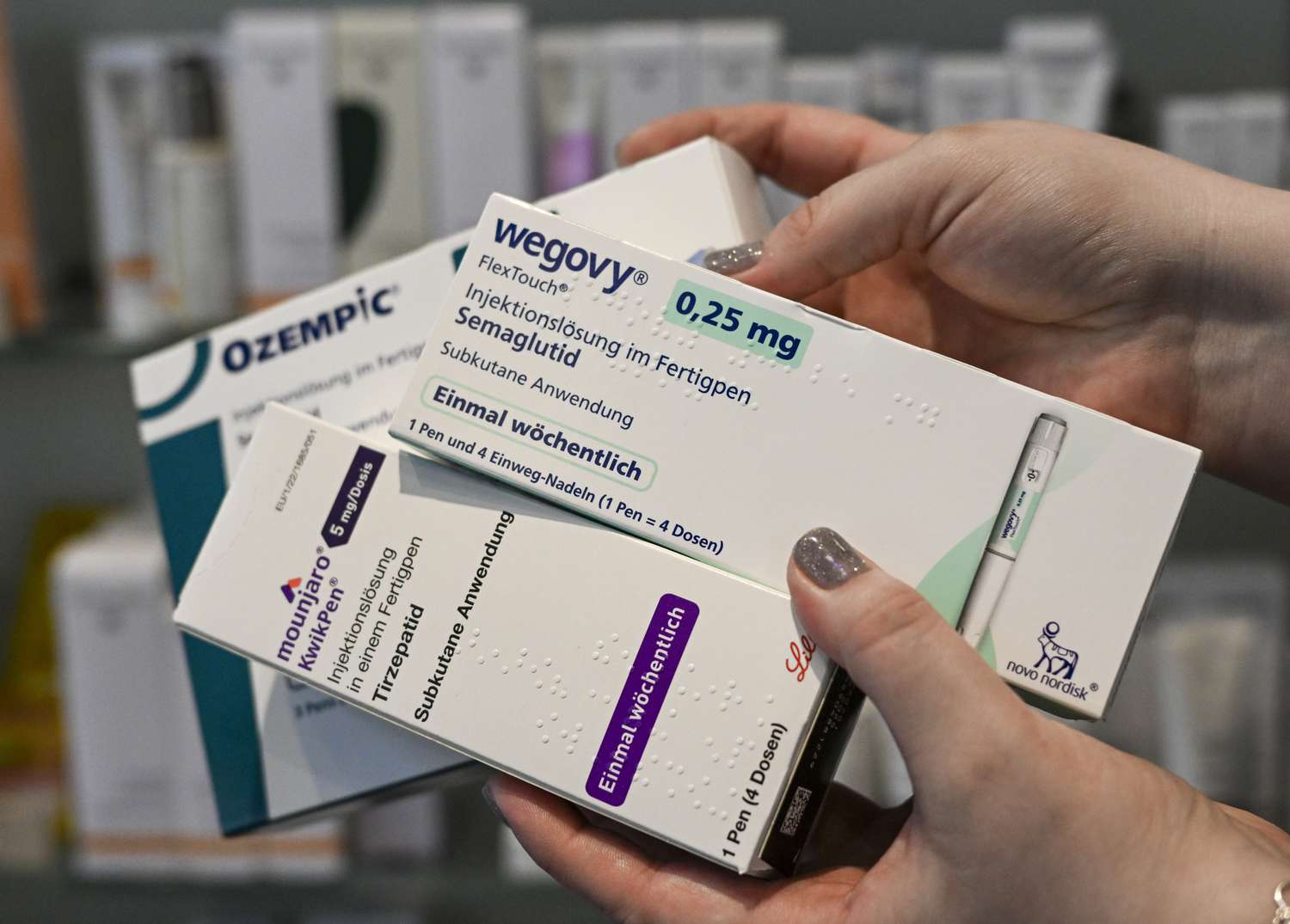 Popular weight-loss drugs Wegovy, Ozempic, and Mounjaro