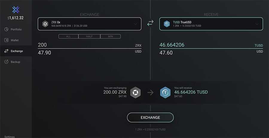 Exchange Assets Exodus