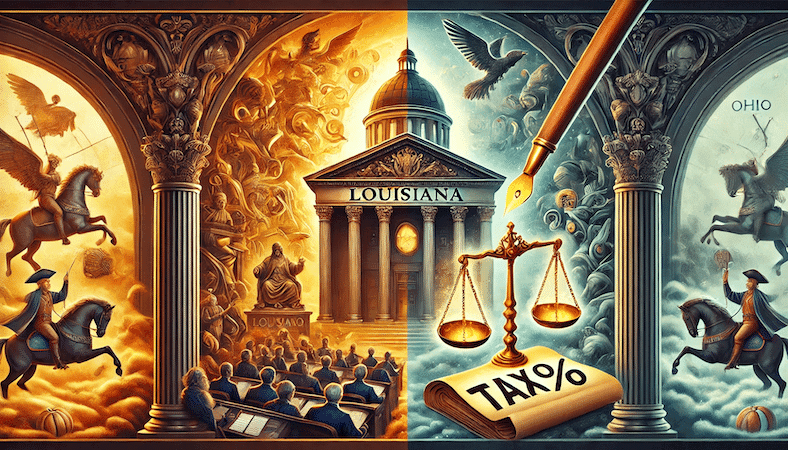 f7966d0c497d9553b24bdd59bd7c4b01 - Louisiana and Ohio on opposite ends of the tax change for sports betting