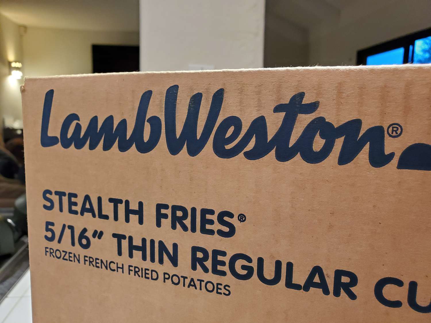 Lamb Weston stealth fries box