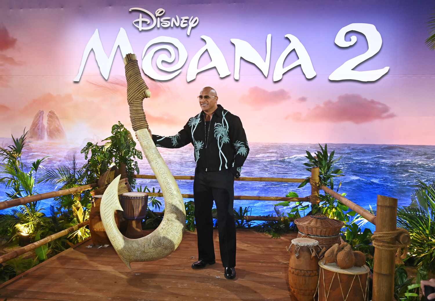 Dwayne 'The Rock' Johnson at the UK premiere of 'Moana 2' in London on Nov. 24. 