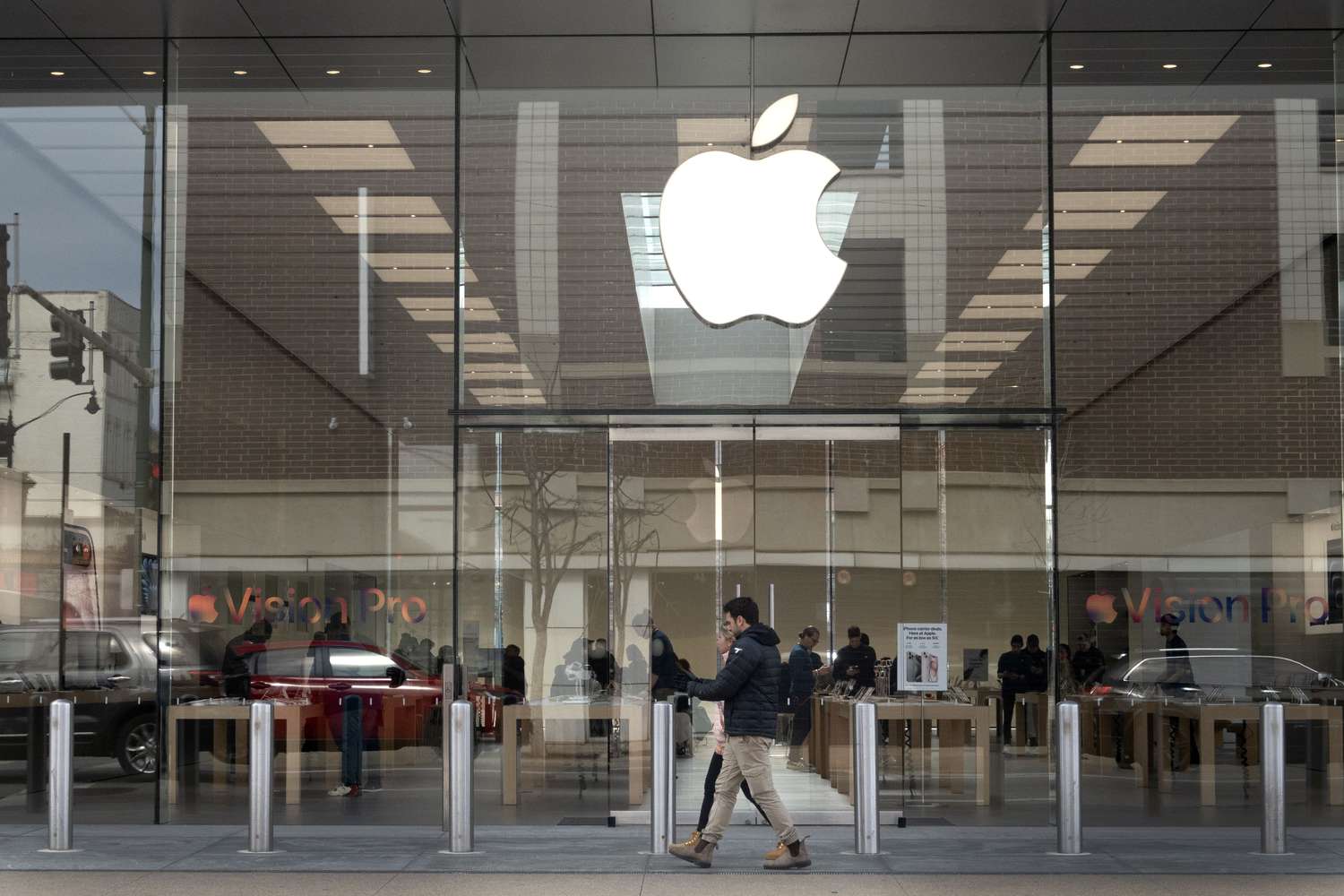 An Apple store in Chicago