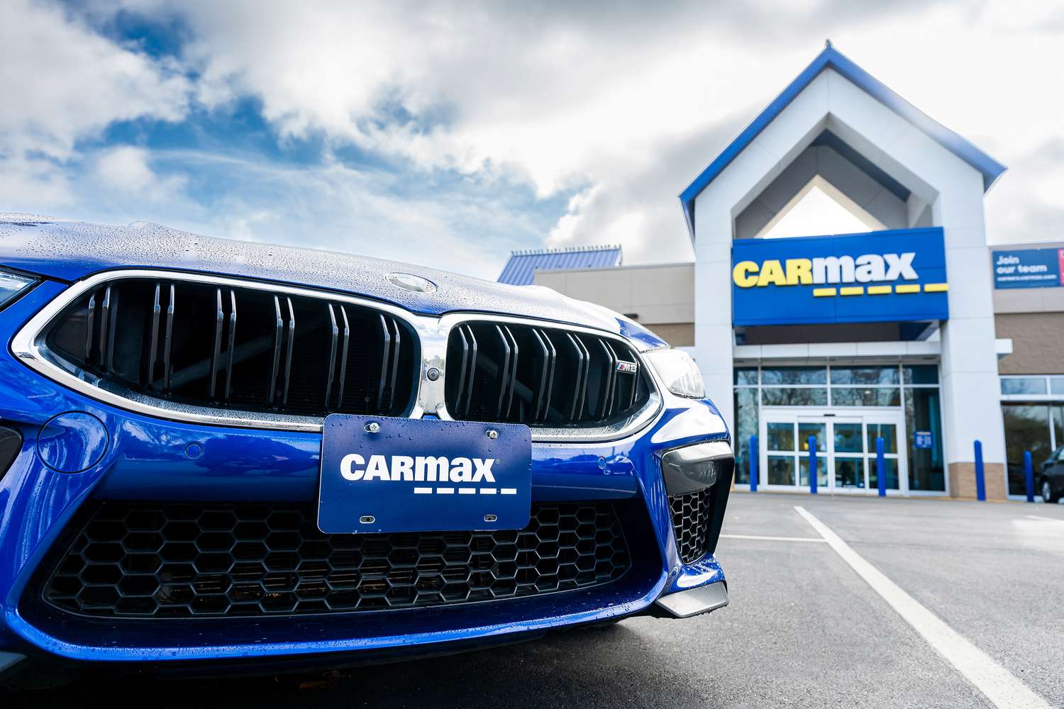 A BMW M8 vehicle at a CarMax dealership in Pleasant Hill, California, on Dec. 18, 2024