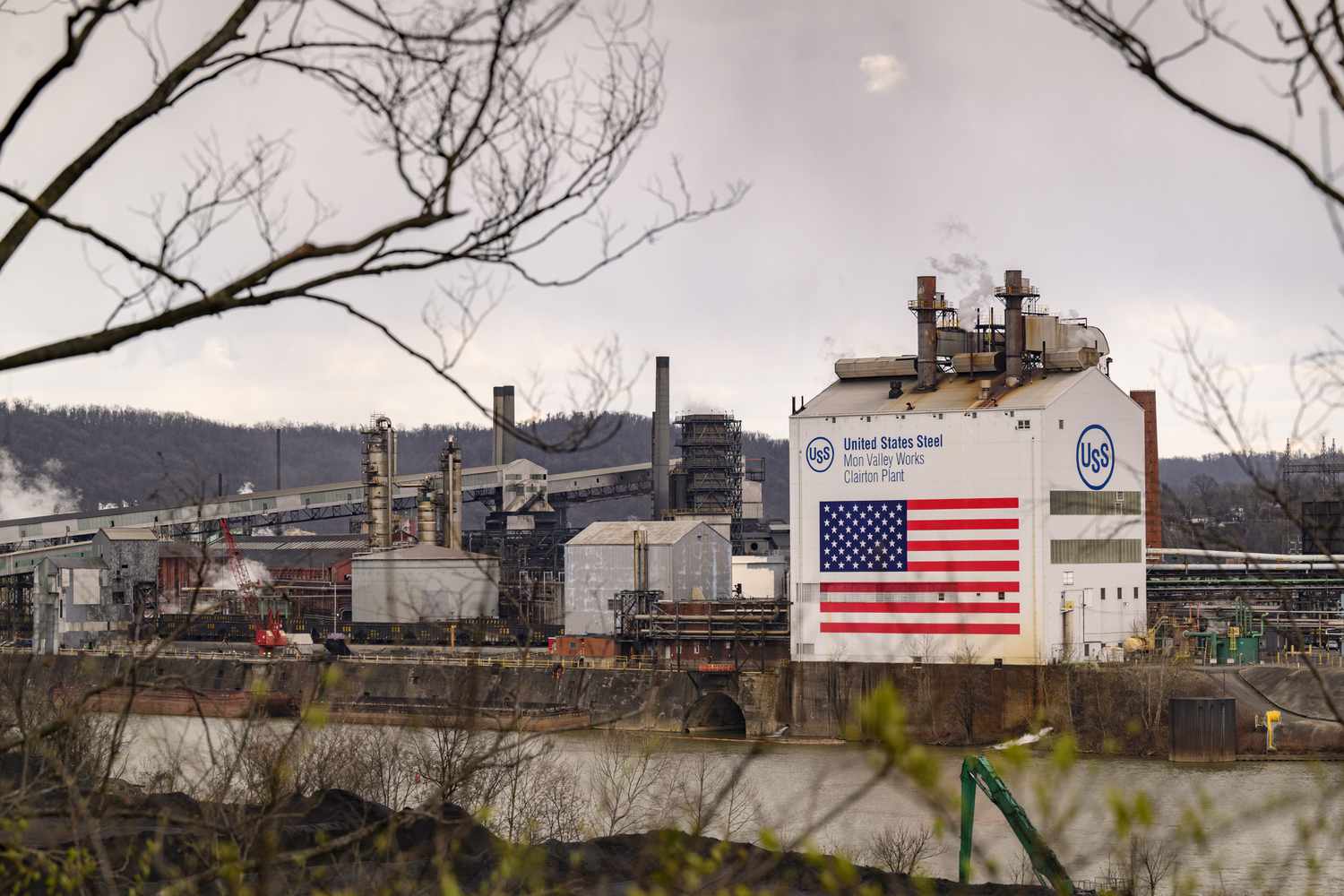 A U.S. Steel coke plant in Clairton, Pennsylvania.