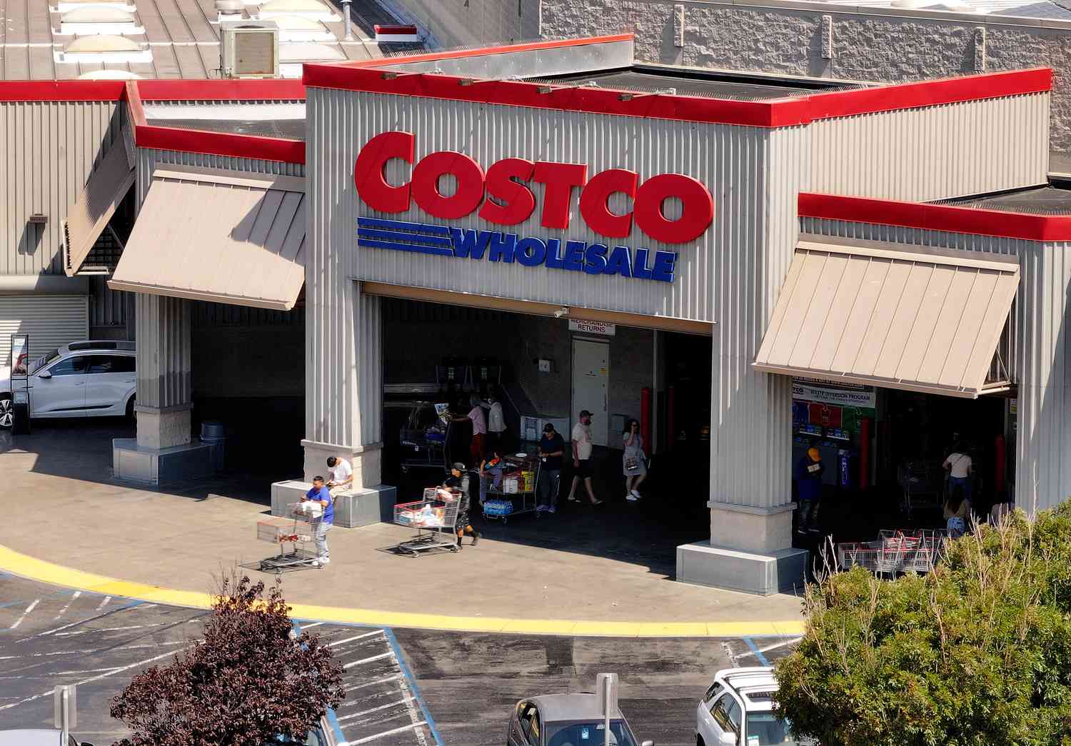 A Costco store in California in July.