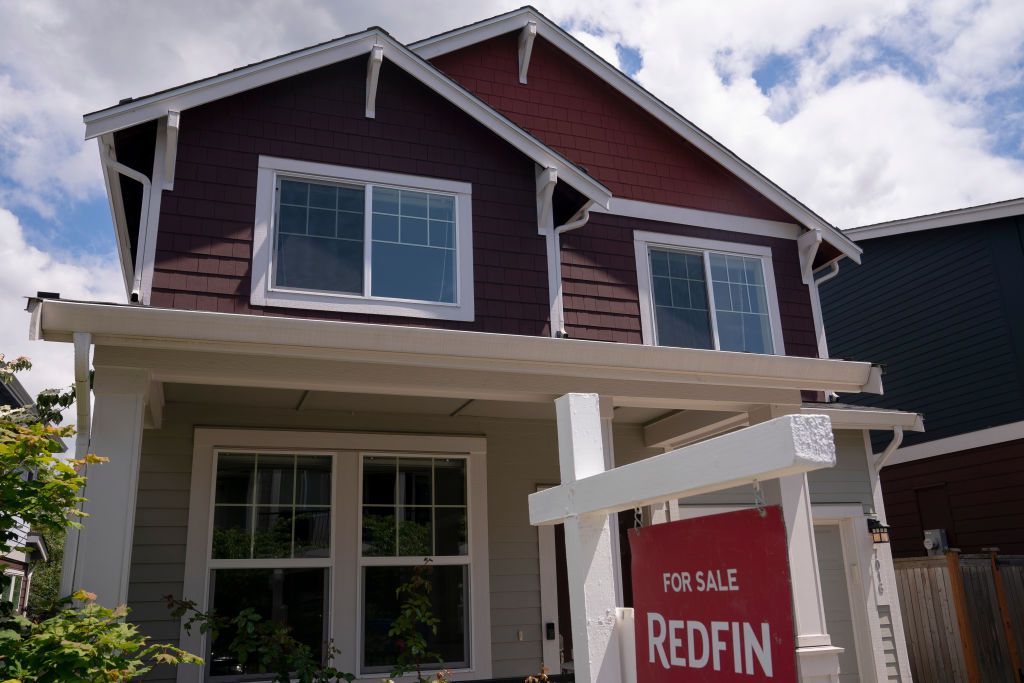 A home for sale in the West Seattle neighborhood of Seattle, Washington, US, on Tuesday, June 18, 2024. The National Association of Realtors is scheduled to release existing homes sales figures on June 21. 