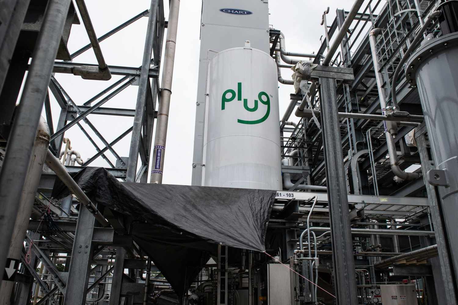 The Plug Power Inc. liquid green hydrogen plant in Woodbine, Ga.