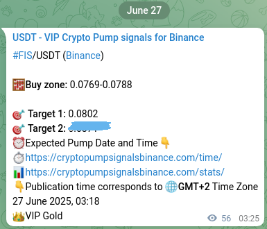 Confirm the crypto trading signal for Coin pump on Binance, 27 June 2025, 05:38 Crypto trading signal confirmation: Coin pump on Binance, 27 June 2025, 05:38