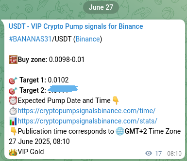 Binance exchange signal proof for Coin, 27 June 2025, 08:53 Binance exchange signal proof for Coin, 27 June 2025, 08:53