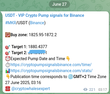 Watch the live proof of MKR pump signal on Binance, 27 June 2025, 12:27 Live proof of MKR pump signal on Binance, 27 June 2025, 12:27