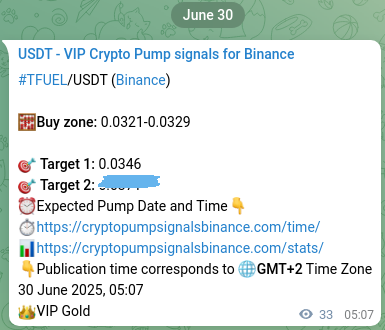 Verify the crypto signal proof for TFUEL on Binance, 30 June 2025, 06:02 Crypto signal proof: TFUEL pump on Binance, 30 June 2025, 06:02