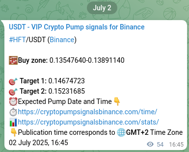 Discover the authenticated HFT pump signal on Binance, 02 July 2025, 18:16 Authenticated HFT pump signal on Binance, 02 July 2025, 18:16