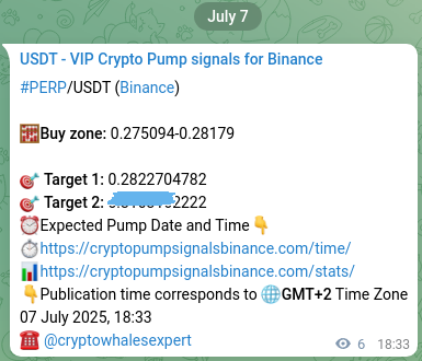 Binance exchange signal proof for PERP, 07 July 2025, 18:43 Binance exchange signal proof for PERP, 07 July 2025, 18:43