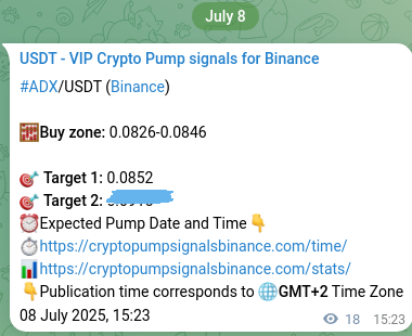 See the verification image for ADX pump signal on Binance at 08 July 2025, 15:51 Verification image for ADX pump signal on Binance at 08 July 2025, 15:51