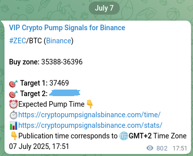 View the proof of ZEC pump signal on Binance at 08 July 2025, 16:08 Real-time proof of ZEC pump signal on Binance, 08 July 2025, 16:08