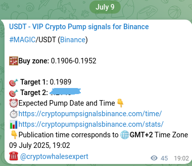 Explore the Binance signal proof for MAGIC, 09 July 2025, 20:18 Binance signal proof for MAGIC, 09 July 2025, 20:18