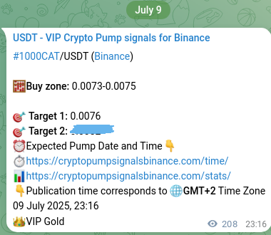 Verify the crypto pump signal confirmation for 1000CAT on Binance, 10 July 2025, 05:02 Crypto pump signal confirmation: 1000CAT on Binance, 10 July 2025, 05:02