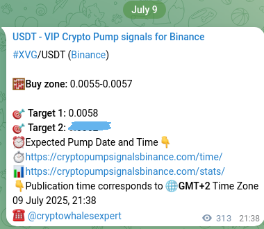 View the proof of XVG pump signal on Binance at 10 July 2025, 06:21 Proof of XVG pump signal on Binance at 10 July 2025, 06:21
