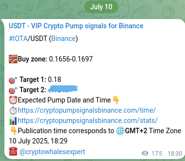 Crypto market signal proof: IOTA pump on Binance, 10 July 2025, 23:22 Crypto market signal proof: IOTA pump on Binance, 10 July 2025, 23:22