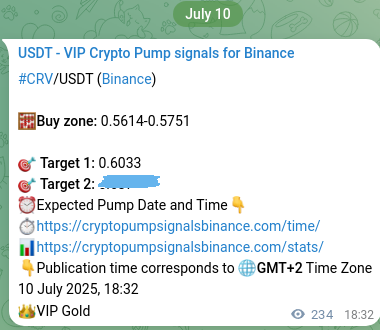 Confirm the crypto trading signal for CRV pump on Binance, 11 July 2025, 01:00 Crypto trading signal confirmation: CRV pump on Binance, 11 July 2025, 01:00