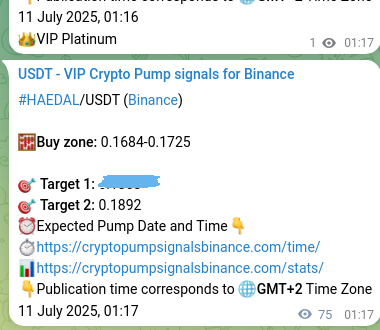 View the signal proof for TST pump on Binance at 11 July 2025, 03:18 Signal proof for TST pump on Binance at 11 July 2025, 03:18