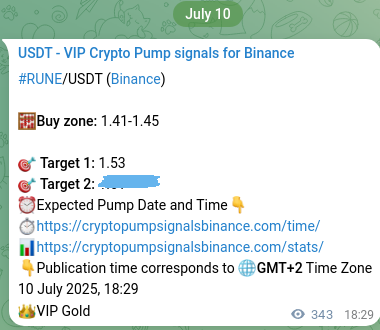 Explore the RUNE pump signal verification from Binance, timestamp: 11 July 2025, 04:00 RUNE pump signal verification from Binance, timestamp: 11 July 2025, 04:00