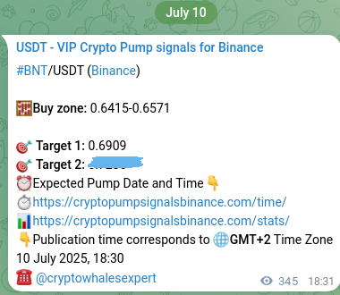 Binance trading signal proof for BNT pump, 11 July 2025, 04:04 Binance trading signal proof for BNT pump, 11 July 2025, 04:04