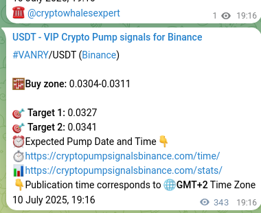 Access the Binance pump signal verification for VANRY at 11 July 2025, 04:46 Binance pump signal verification for VANRY at 11 July 2025, 04:46