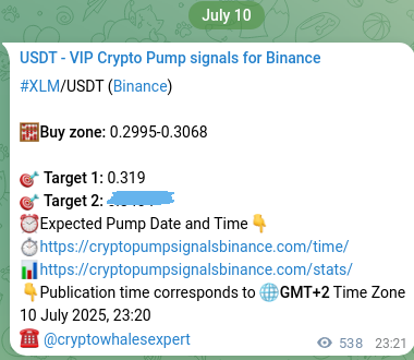 Discover the authenticated XLM pump signal on Binance, 11 July 2025, 14:15 Authenticated XLM pump signal on Binance, 11 July 2025, 14:15