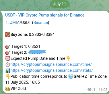 Explore the Binance signal proof for LUMIA, 11 July 2025, 16:08 Binance signal proof for LUMIA, 11 July 2025, 16:08