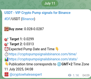Real-time proof of DF pump signal on Binance, 12 July 2025, 10:22 Real-time proof of DF pump signal on Binance, 12 July 2025, 10:22