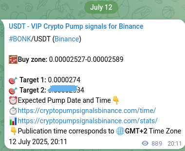 Crypto market signal proof: BONK pump on Binance, 13 July 2025, 20:53 Crypto market signal proof: BONK pump on Binance, 13 July 2025, 20:53