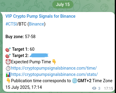 Signal verification: Confirm CTSI pump on Binance at 15 July 2025, 17:19 Proof of CTSI pump signal on Binance at 15 July 2025, 17:19