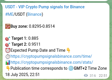 View the signal proof for SUSHI pump on Binance at 19 July 2025, 07:39 Signal proof for SUSHI pump on Binance at 19 July 2025, 07:39