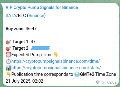 Market validation: Confirm ATA pump proof on Binance, 21 July 2025, 02:09 Crypto pump signal analytics for ATA on Binance, 21 July 2025, 02:09