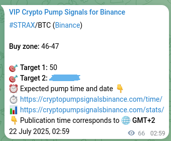 Crypto pump signal proof: Verify STRAX on Binance, 22 July 2025, 04:51 Pump confirmation: STRAX signal evidence on Binance, 22 July 2025, 04:51