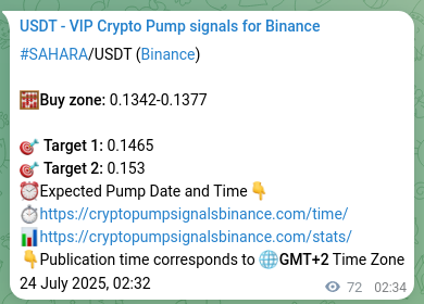Authenticated proof of SAHARA's pump signal on Binance at 24 July 2025, 04:23 Authenticated proof of SAHARA's pump signal on Binance at 24 July 2025, 04:23