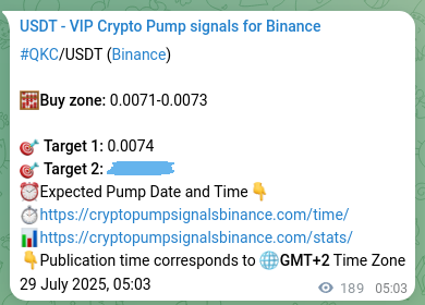 Crypto market signal proof: QKC pump on Binance, 29 July 2025, 10:19 Crypto market signal proof: QKC pump on Binance, 29 July 2025, 10:19