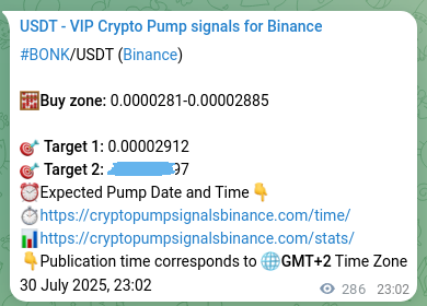 Authenticate statistical results: BONK pump signal validation on Binance, 31 July 2025, 06:57 Statistical confirmation: BONK pump signal validation on Binance, 31 July 2025, 06:57