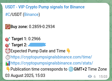 Real-time proof of C pump signal on Binance, 03 August 2025, 15:12 Real-time proof of C pump signal on Binance, 03 August 2025, 15:12