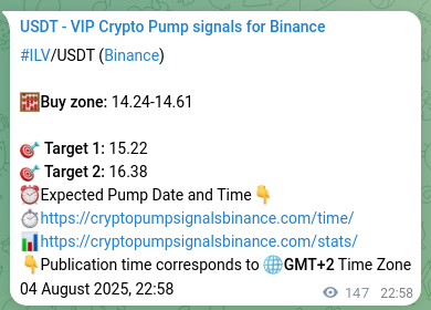 Authenticated proof of ILV's pump signal on Binance at 05 August 2025, 03:04 Authenticated proof of ILV's pump signal on Binance at 05 August 2025, 03:04