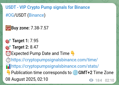 Crypto market signal proof: OG pump on Binance, 08 August 2025, 07:17 Crypto market signal proof: OG pump on Binance, 08 August 2025, 07:17
