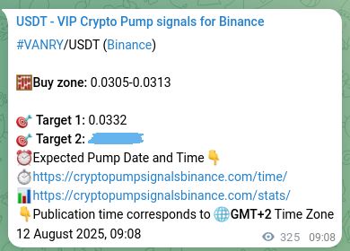 Verify the crypto signal for VANRY on Binance, 12 August 2025, 18:09 Crypto signal verification: VANRY on Binance, 12 August 2025, 18:09