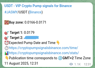 Validate algorithmic accuracy: JASMY pump signal proof on Binance, 12 August 2025, 18:21 Algorithmic validation: JASMY pump signal accuracy on Binance, 12 August 2025, 18:21