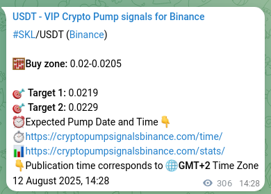Discover the authenticated SKL pump signal on Binance, 12 August 2025, 22:58 Authenticated SKL pump signal on Binance, 12 August 2025, 22:58