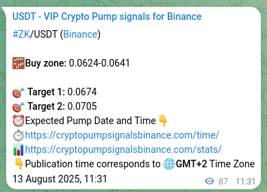 Systematic verification: ZK trading signal accuracy on Binance, 13 August 2025, 13:55