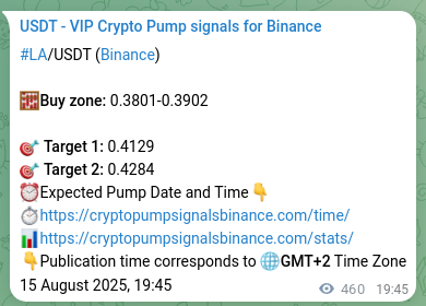 See the verification image for LA pump signal on Binance at 16 August 2025, 08:31 Verification image for LA pump signal on Binance at 16 August 2025, 08:31